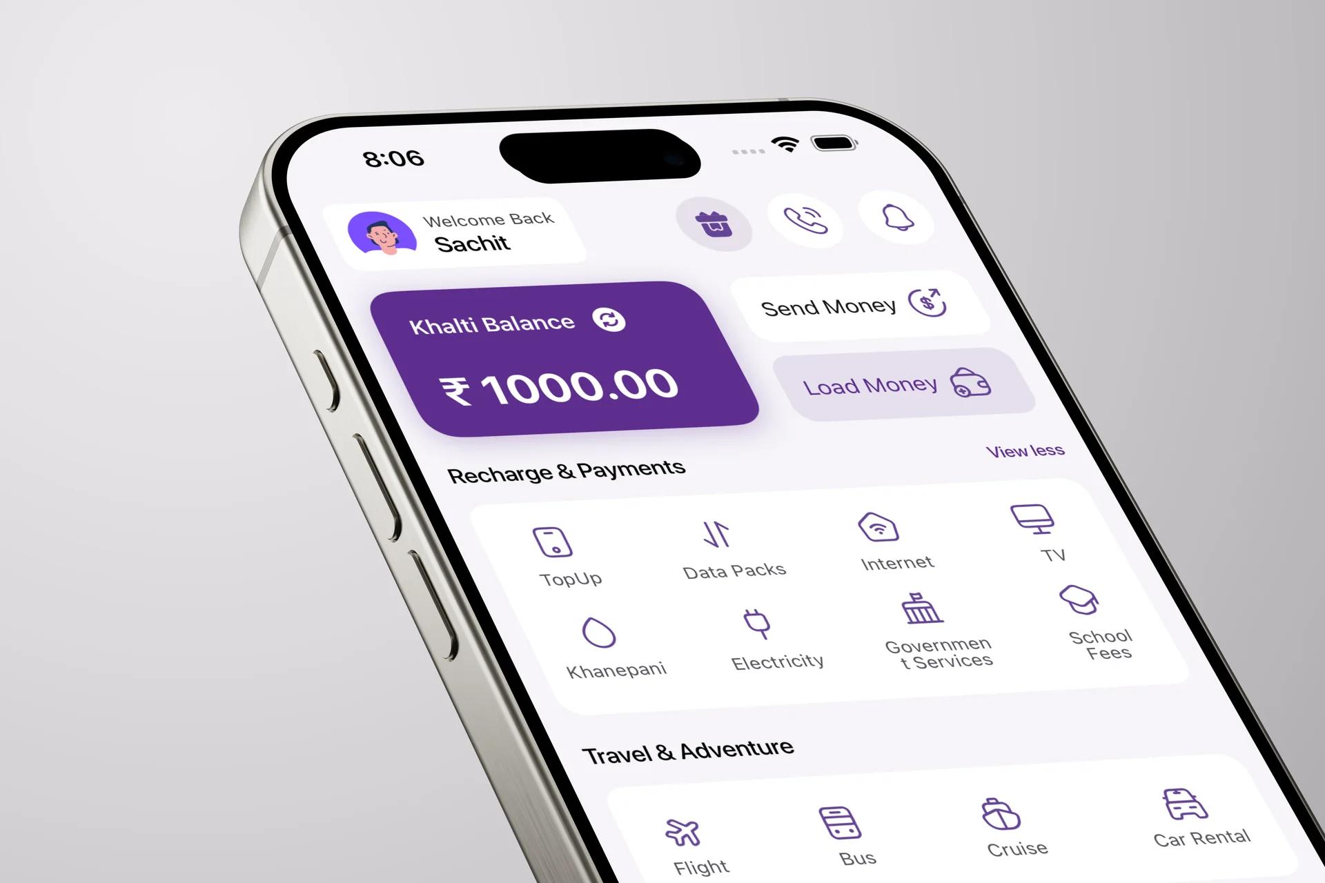 Khalti Mobile Wallet Redesign And App Development